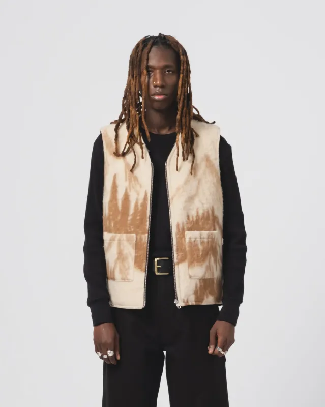 Deck Vest Nebraska Cotton Black made by Eat Dust