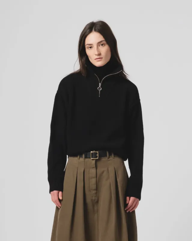 G.o.D Fly Deck Sweater Yarn Delta Black sold by Eat Dust