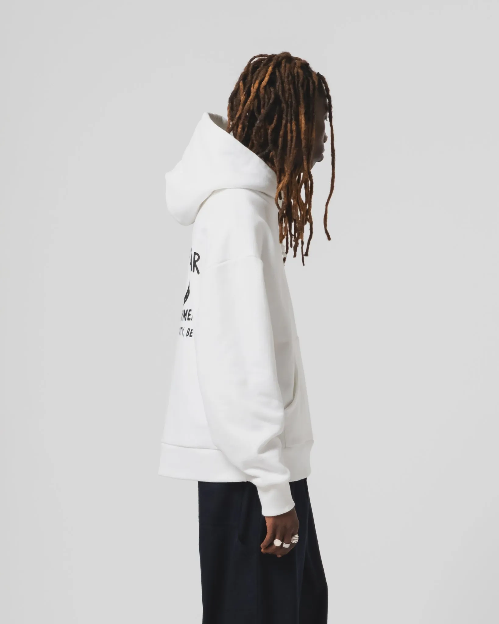 Western Sportswear Hoodie Basic Fleece White sold by Eat Dust product image thumbnail 5