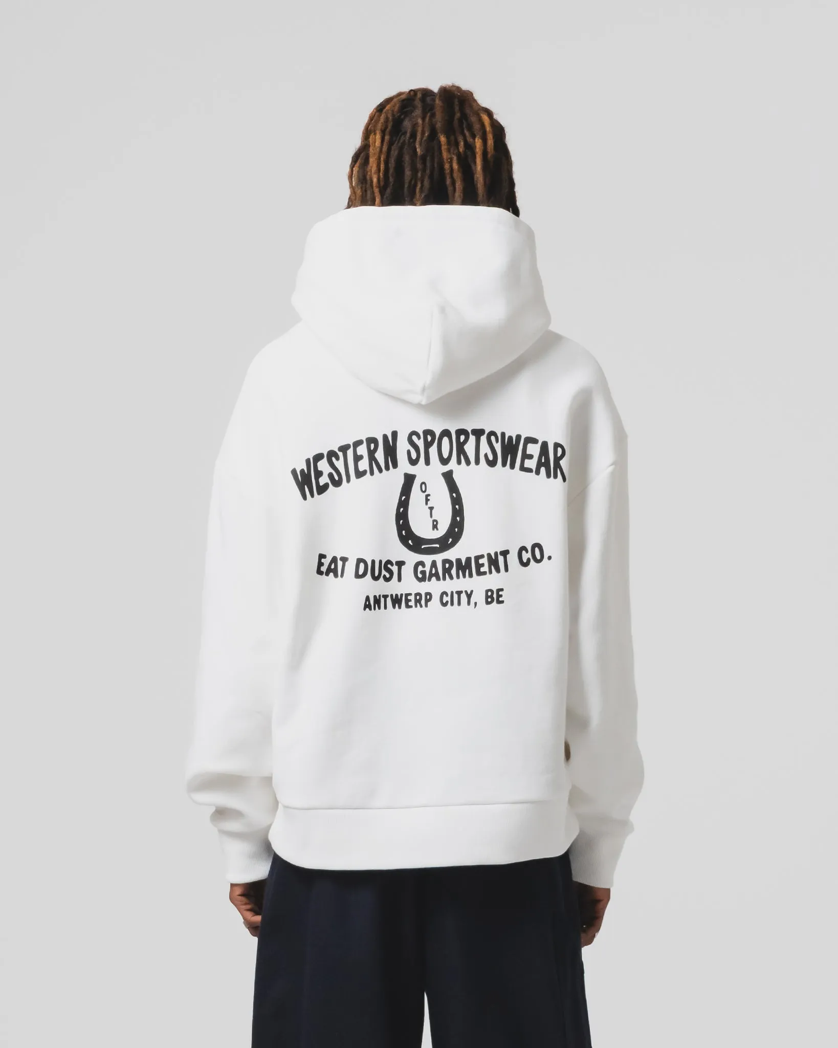 Western Sportswear Hoodie Basic Fleece White sold by Eat Dust product image thumbnail 3