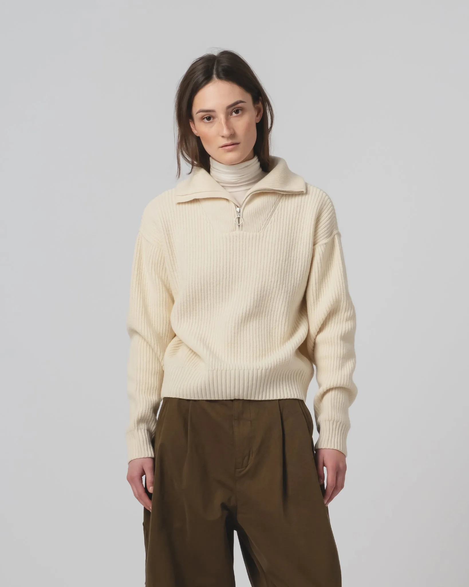 G.o.D Fly Deck Sweater Yarn Delta Off White sold by Eat Dust