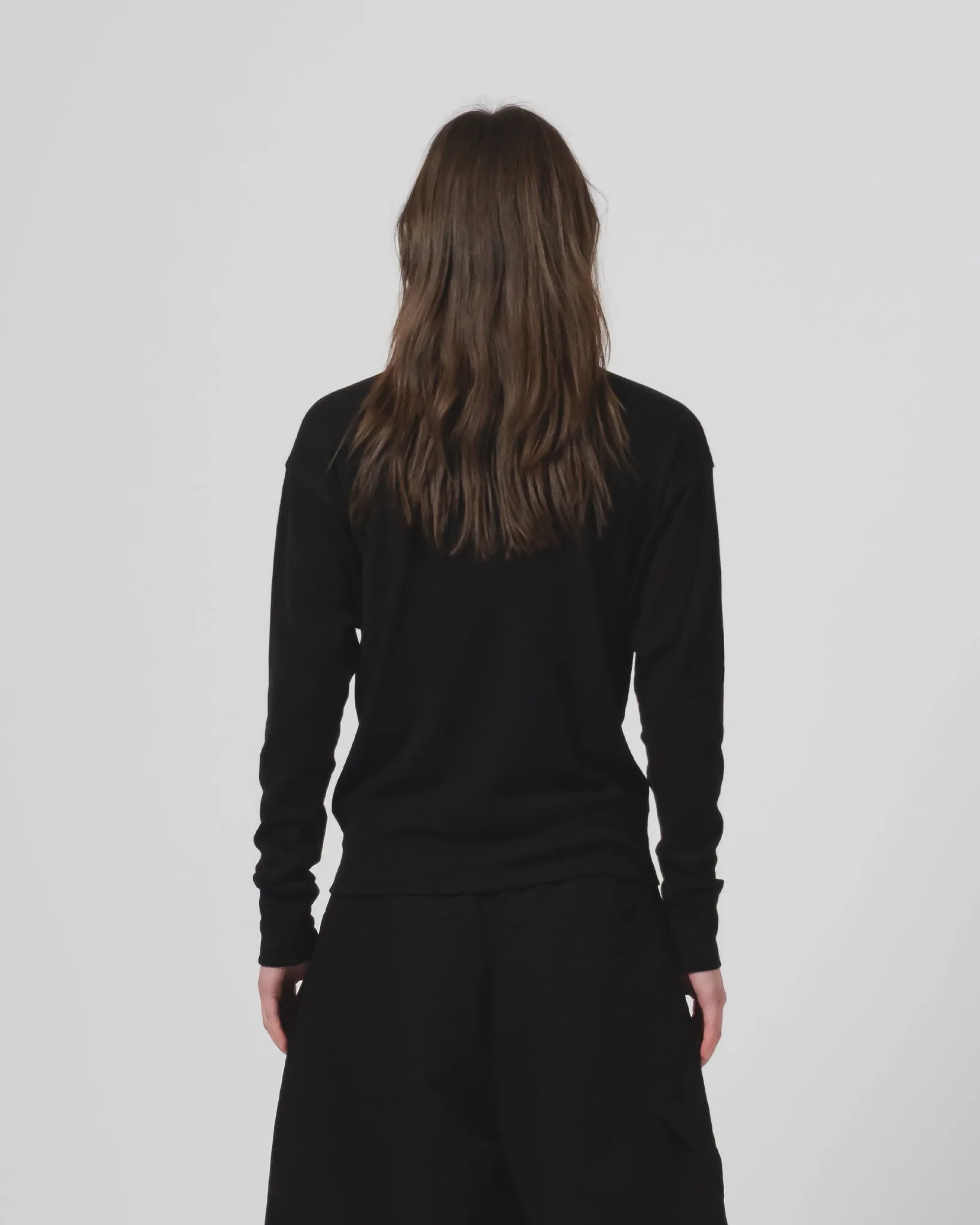 G.o.D Zipper Pull Over Light Wool Black sold by Eat Dust product image thumbnail 5
