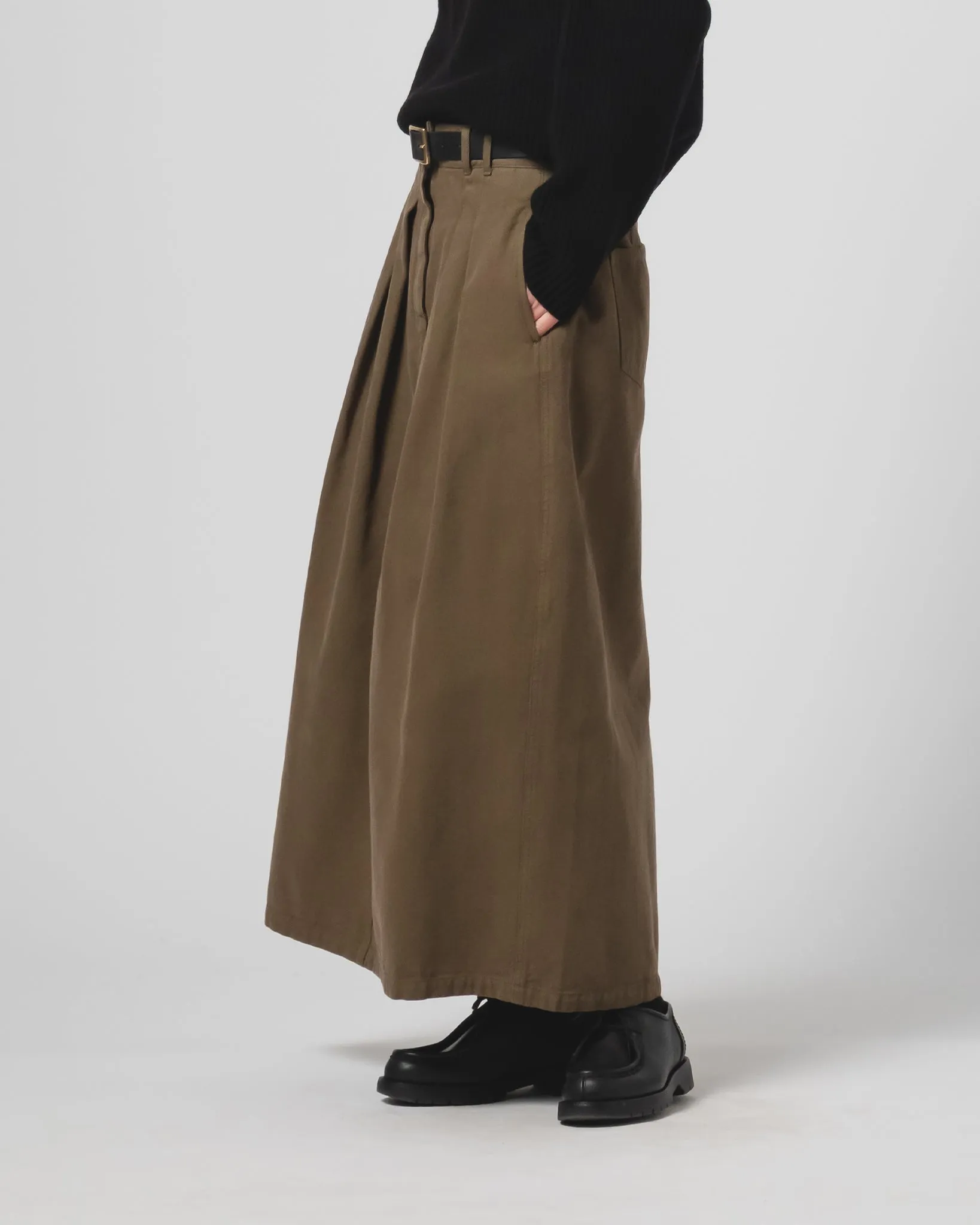 G.o.D Bulb Skirt Canvas Fossil Green sold by Eat Dust product image thumbnail 3