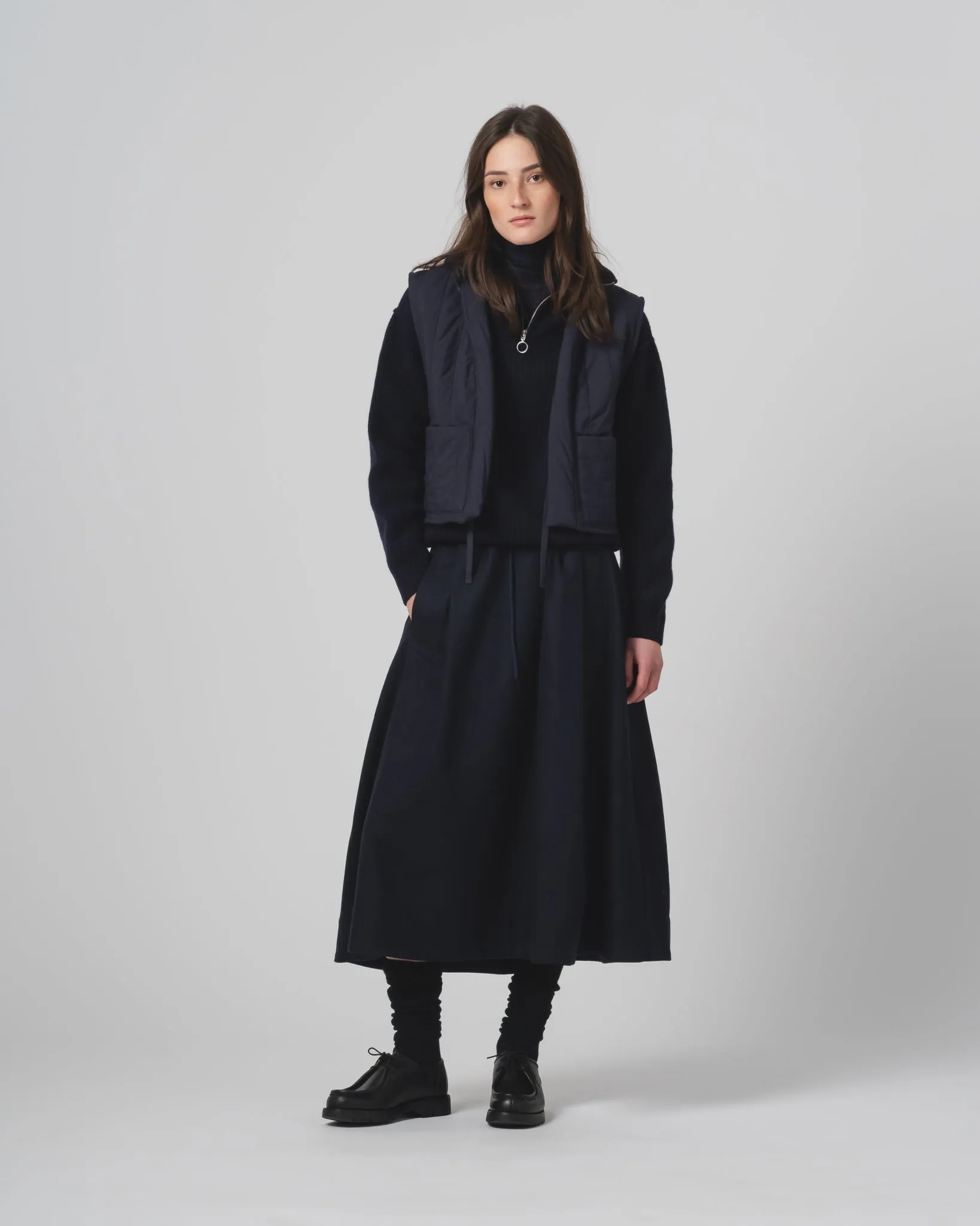 G.o.D Meadow Skirt Cashart Wool Inkt sold by Eat Dust product image thumbnail 2