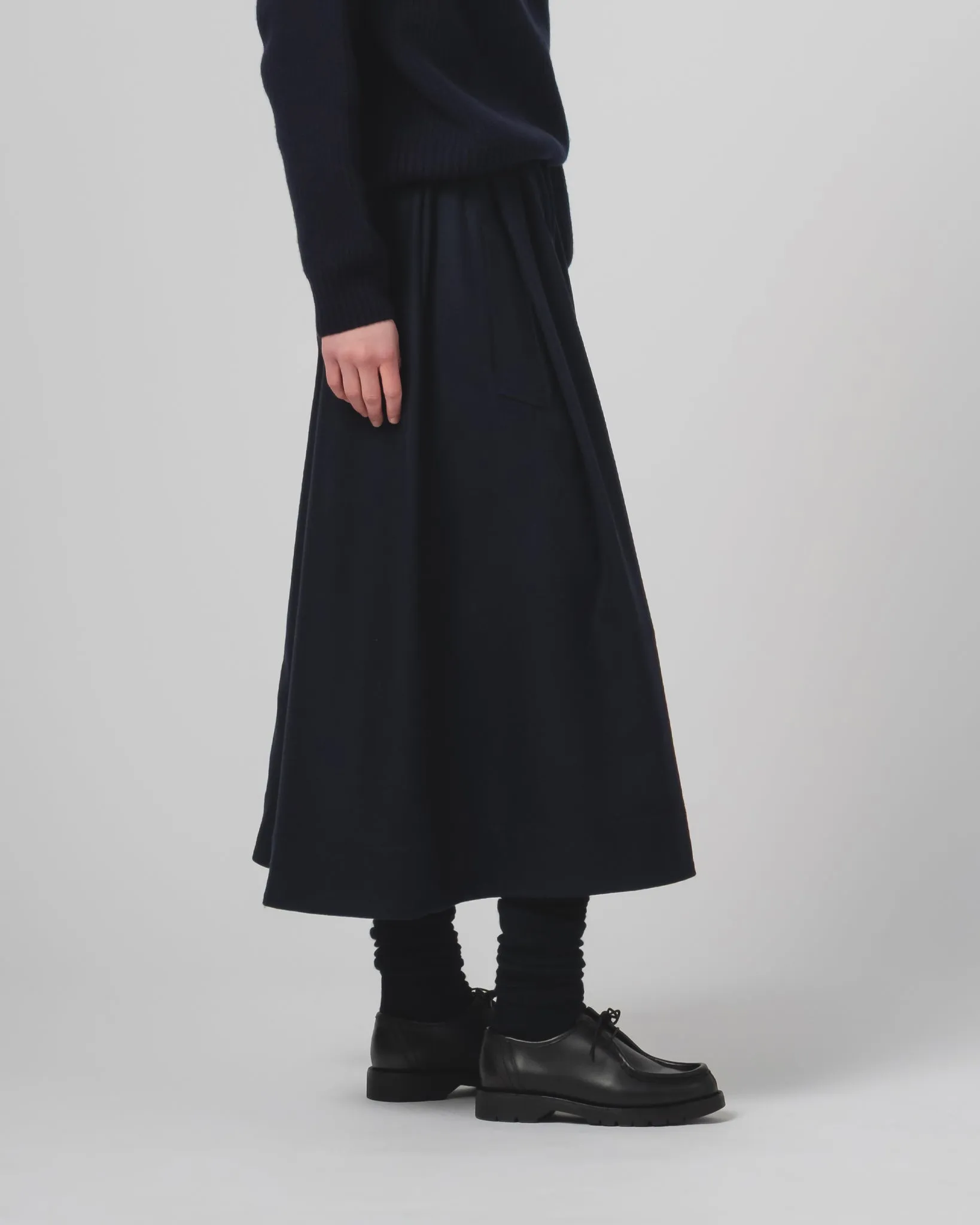 G.o.D Meadow Skirt Cashart Wool Inkt sold by Eat Dust product image thumbnail 3