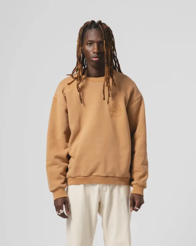 Detroit Sweater Basic Fleece Sugar made by Eat Dust