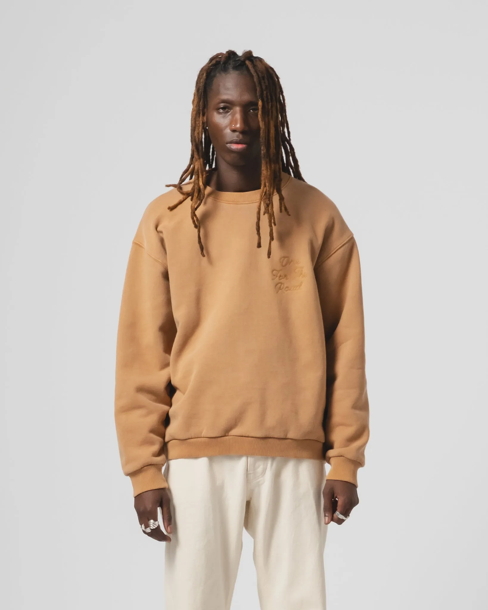 Detroit Sweater Basic Fleece Sugar sold by Eat Dust