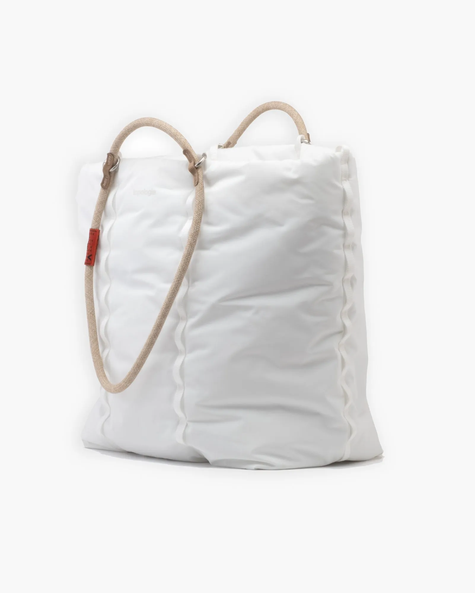 Topologie Cloud Tote Marshmallow + 10mm Rope Loop Coffee Melange sold by Eat Dust product image thumbnail 2