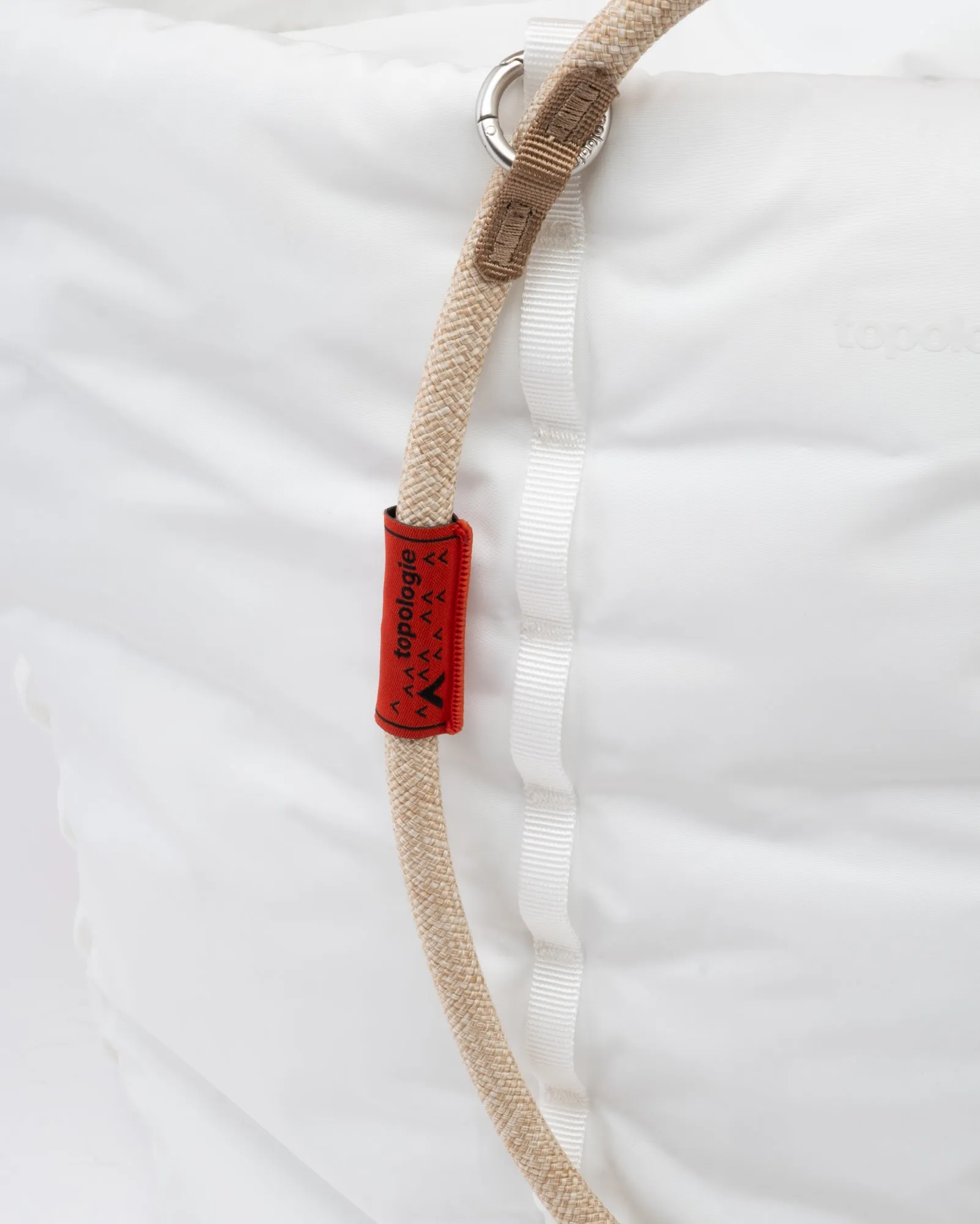 Topologie Cloud Tote Marshmallow + 10mm Rope Loop Coffee Melange sold by Eat Dust product image thumbnail 5