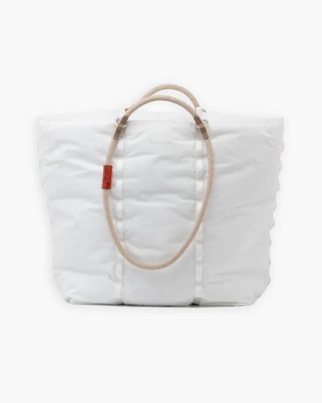 Topologie Cloud Tote Marshmallow + 10mm Rope Loop Coffee Melange made by Eat Dust