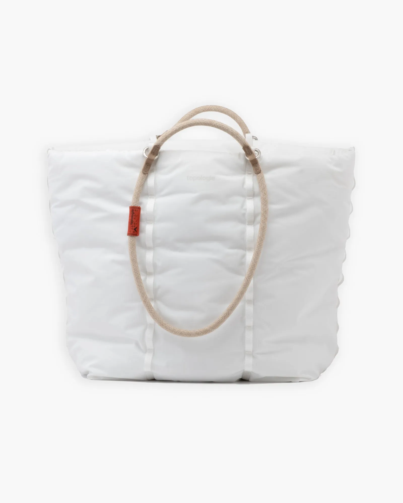 Topologie Cloud Tote Marshmallow + 10mm Rope Loop Coffee Melange sold by Eat Dust