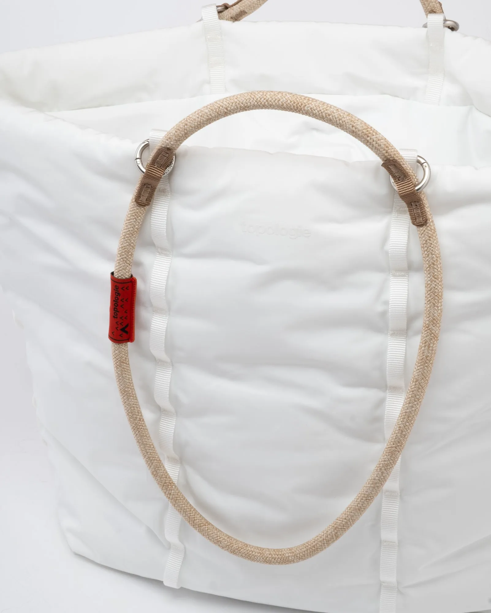 Topologie Cloud Tote Marshmallow + 10mm Rope Loop Coffee Melange sold by Eat Dust product image thumbnail 3