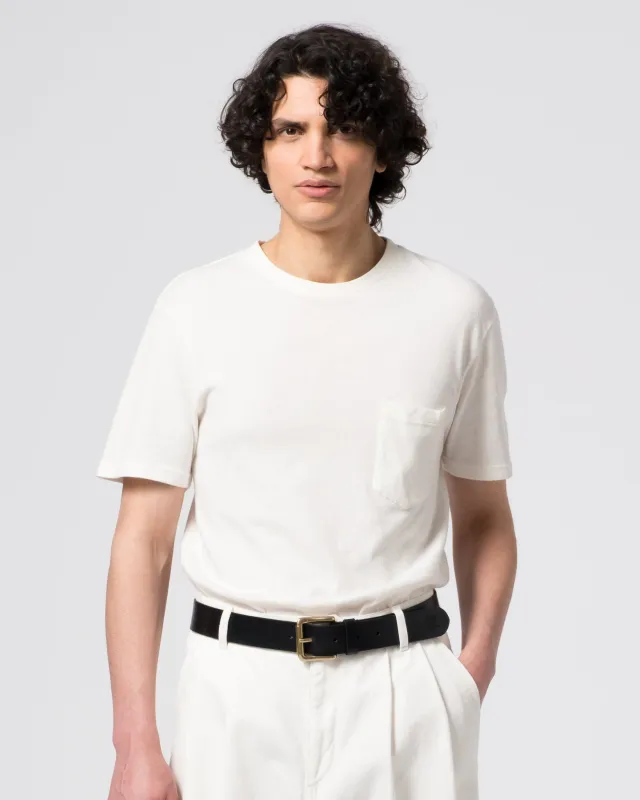 Pocket T Cotton Hemp White made by Eat Dust