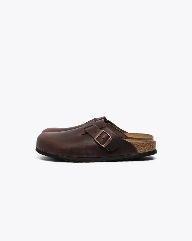 Birkenstock Boston Habana sold by Eat Dust