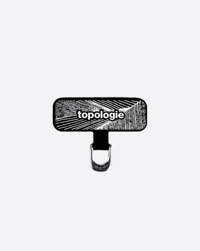Topologie D-Ring Phone Strap Adapter Black sold by Eat Dust