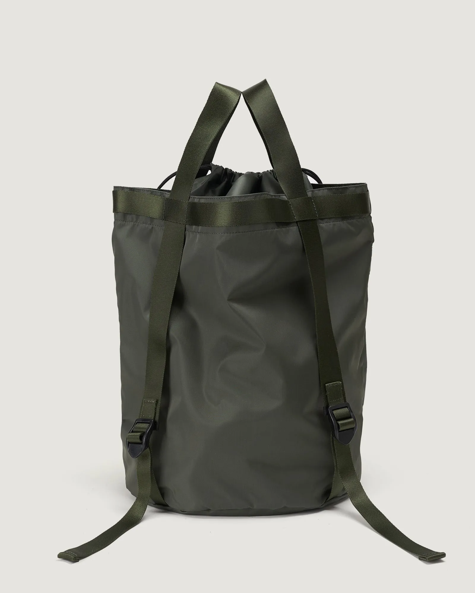 Bucket Backpack Nylon Twill Khaki Green sold by Eat Dust product image thumbnail 2