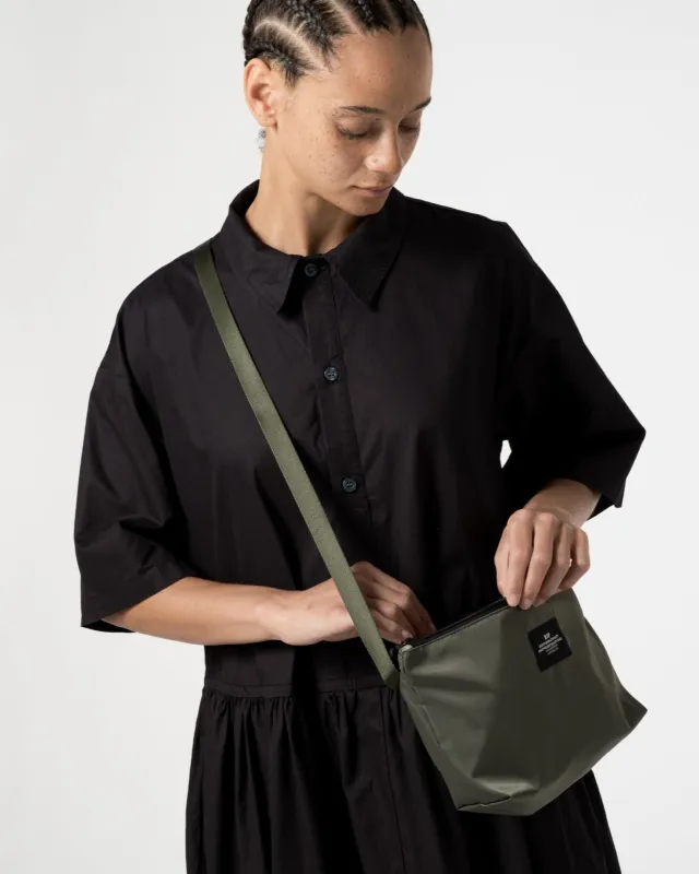 Fannypack Crossbody Nylon Twill Khaki Green sold by Eat Dust