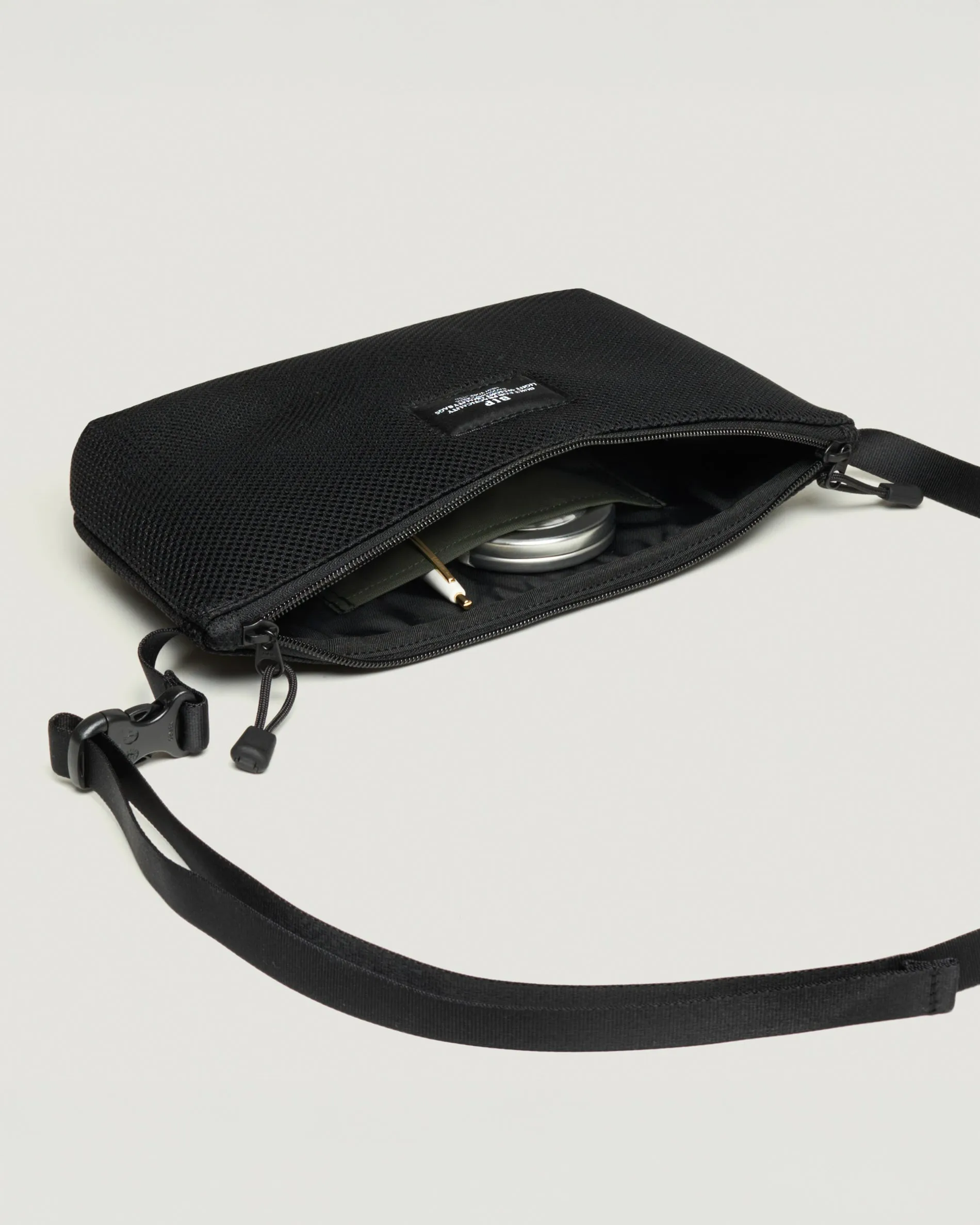 Fannypack Crossbody Double Mesh Black sold by Eat Dust product image thumbnail 3