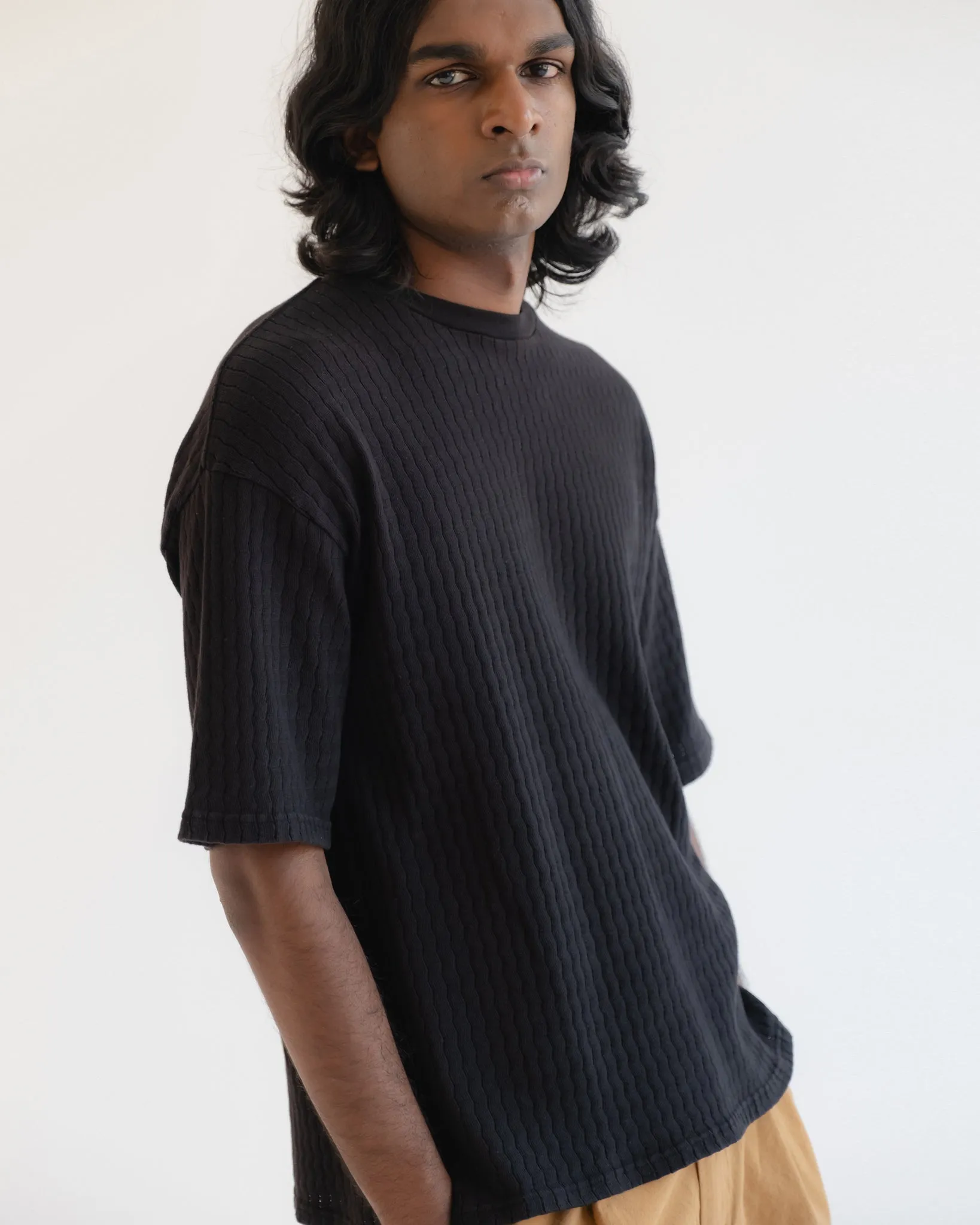 Big T Cotton Mesh Black sold by Eat Dust product image thumbnail 3