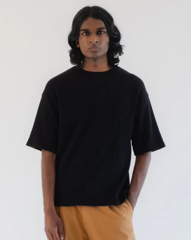 Big T Cotton Mesh Black sold by Eat Dust