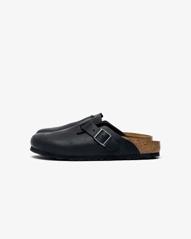 Birkenstock Boston Black sold by Eat Dust