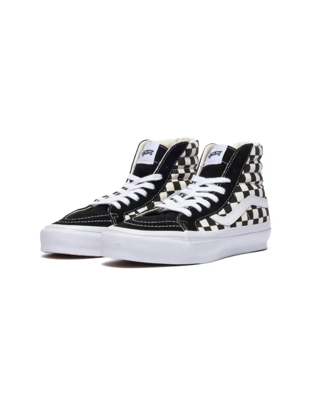Vans LX Sk8-Hi Reissue 38 LX Checkerboard Black/Off White sold by Eat Dust