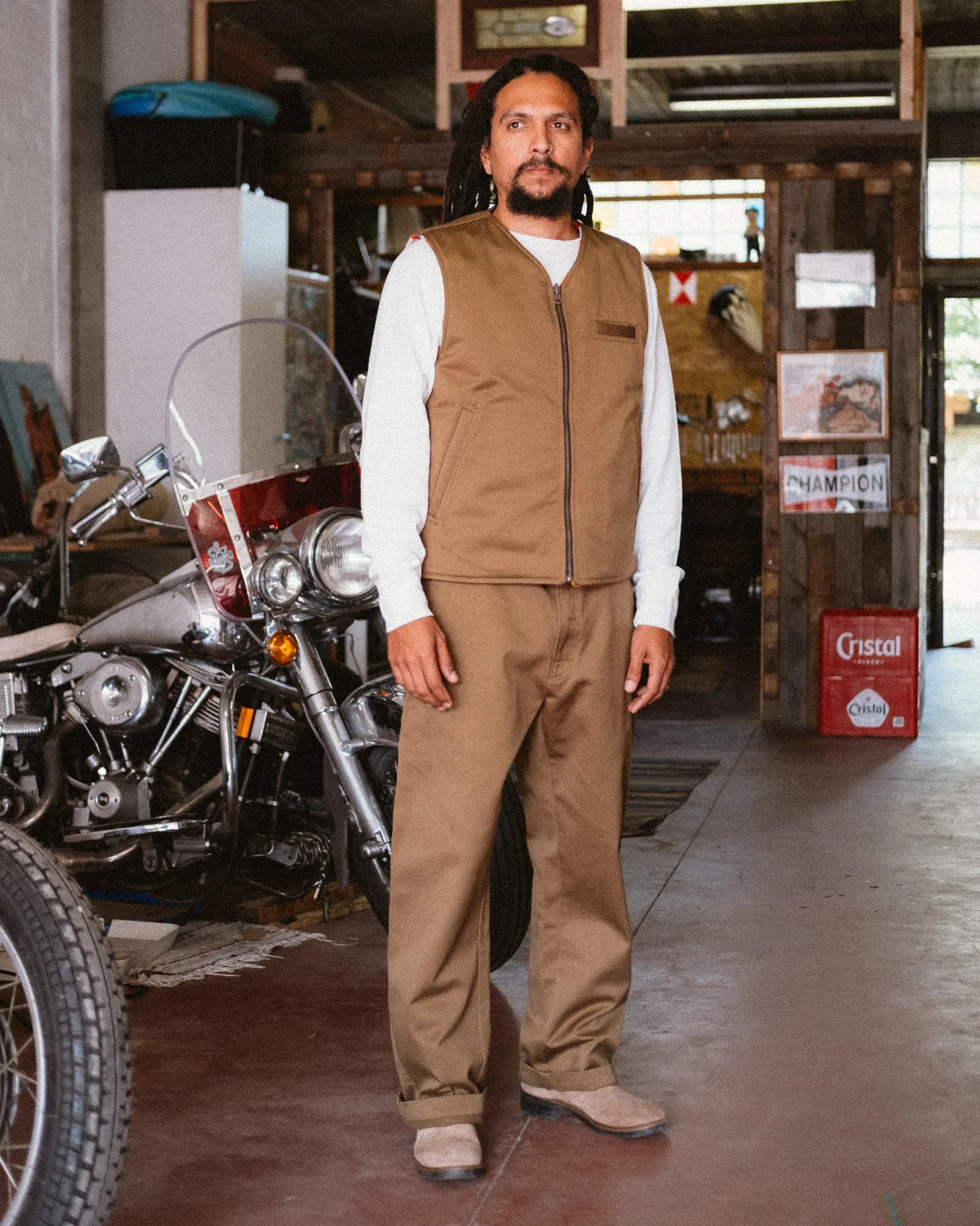 Ltd. Edition Deck Vest Joshua Wool Drap/Red sold by Eat Dust product image thumbnail 5