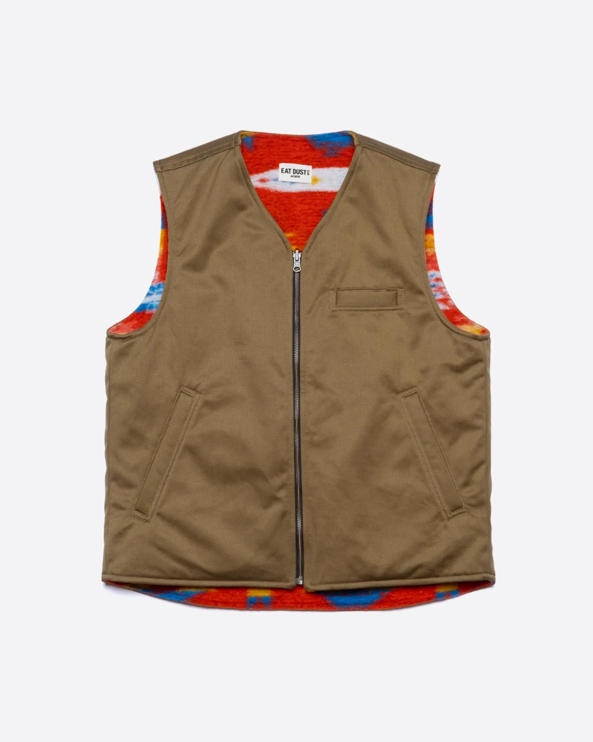 Ltd. Edition Deck Vest Joshua Wool Drap/Red sold by Eat Dust