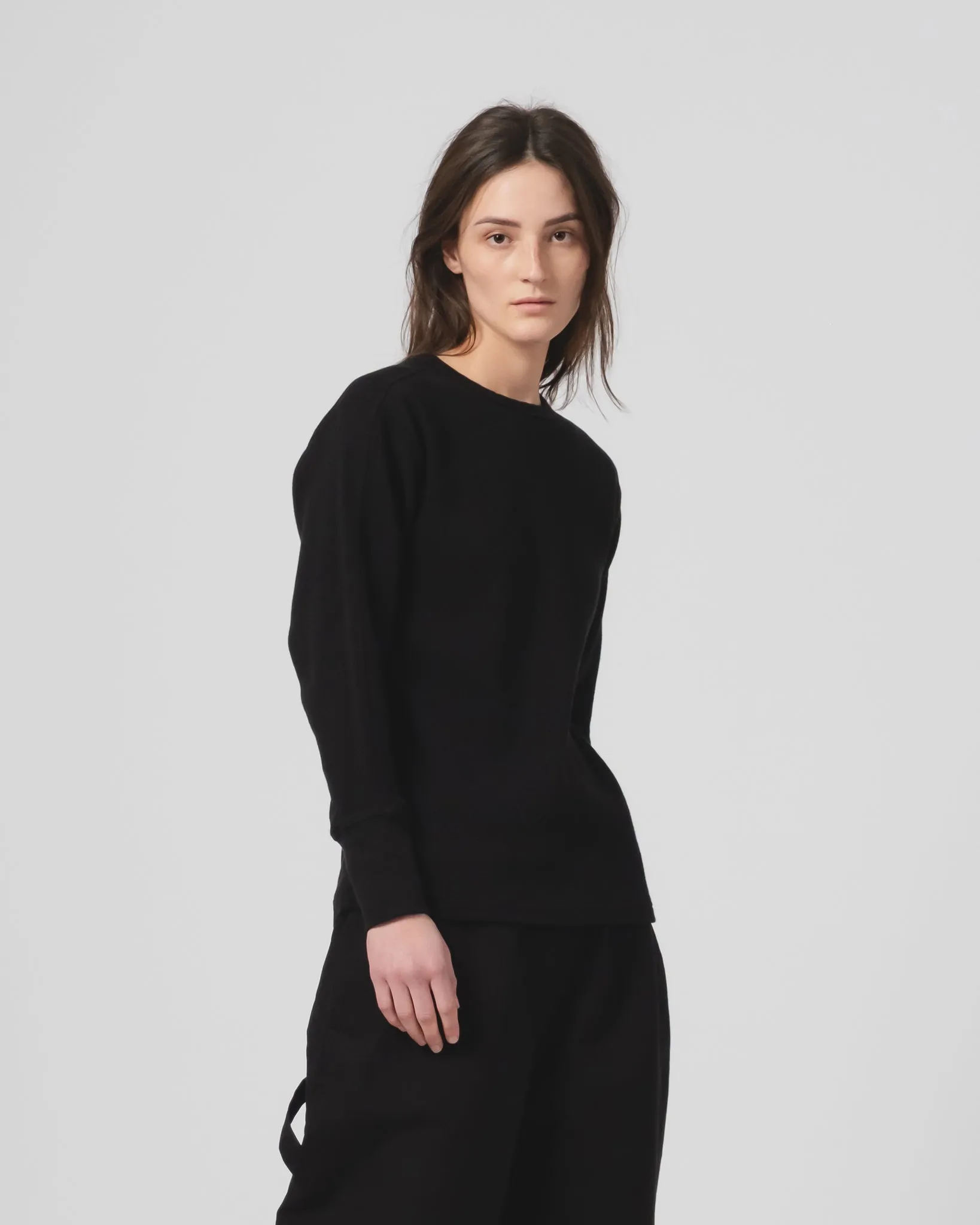 G.o.D Thermo L/S Waffle Jersey Black sold by Eat Dust product image thumbnail 3