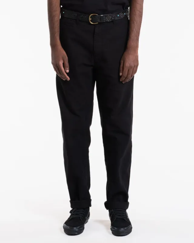 Service Chino Garage Cotton Black made by Eat Dust