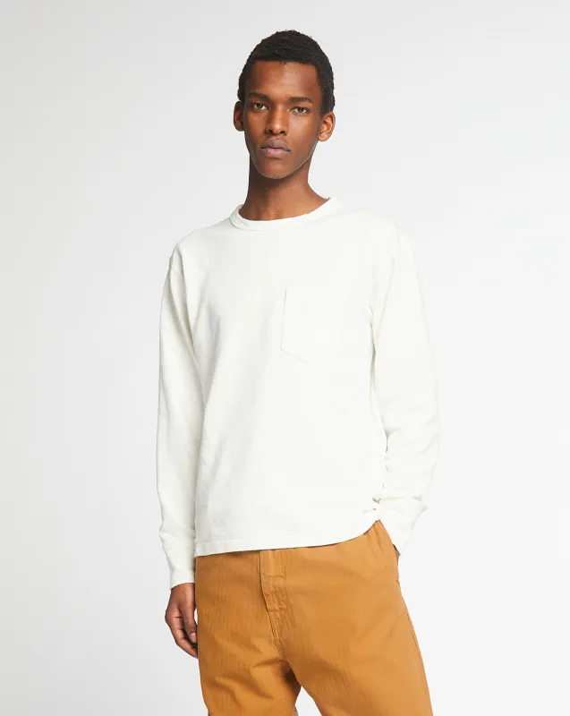 L/S Pocket T Military Jersey Natural sold by Eat Dust