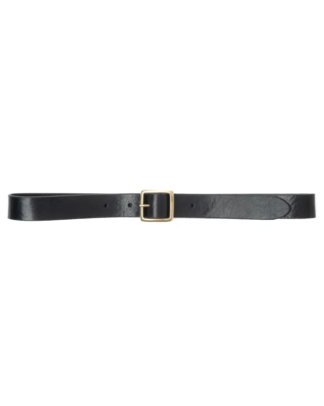 G.o.D Leather Classic Belt Black made by Eat Dust