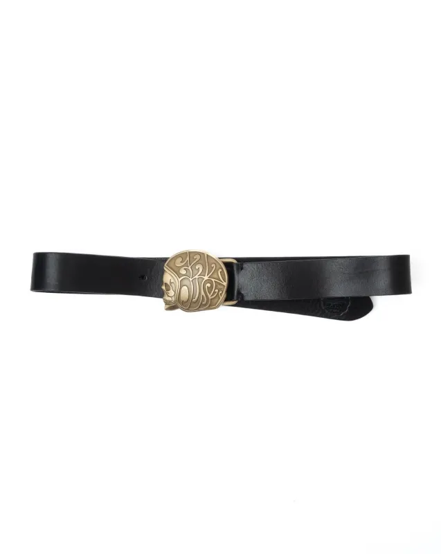 Belt Skull Logo Black sold by Eat Dust