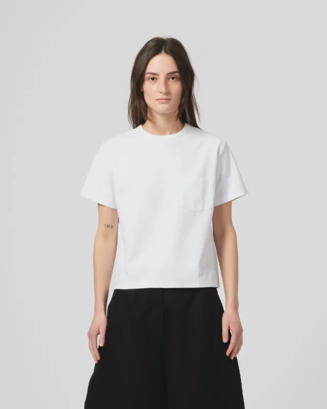 G.o.D Pocket T Organic Open End Jersey White sold by Eat Dust