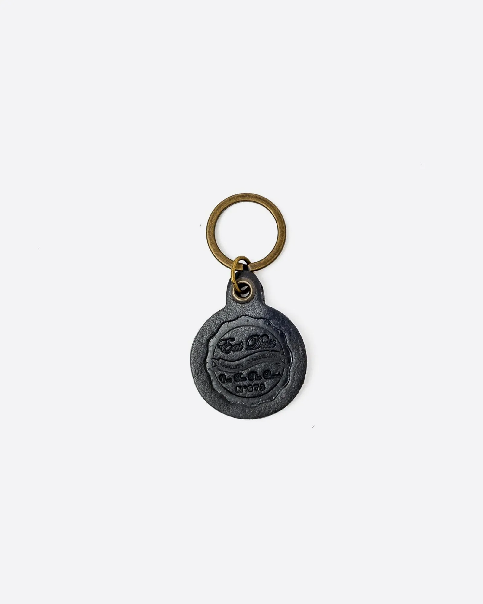 Leather Keychain Small Leather Black sold by Eat Dust product image thumbnail 2