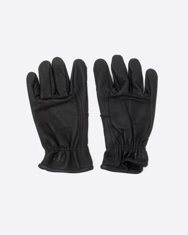 Power Gloves Leather Black made by Eat Dust