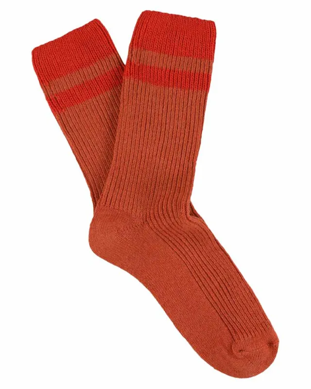 Escuyer Cashmere Stripes Strong Orange/Orange made by Escuyer