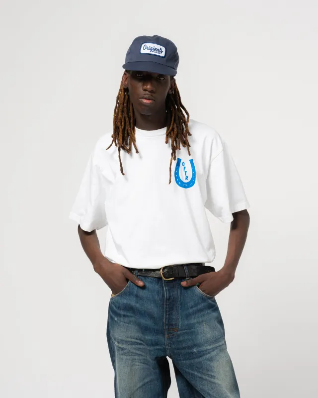 Lucky Tee Open End White made by Eat Dust