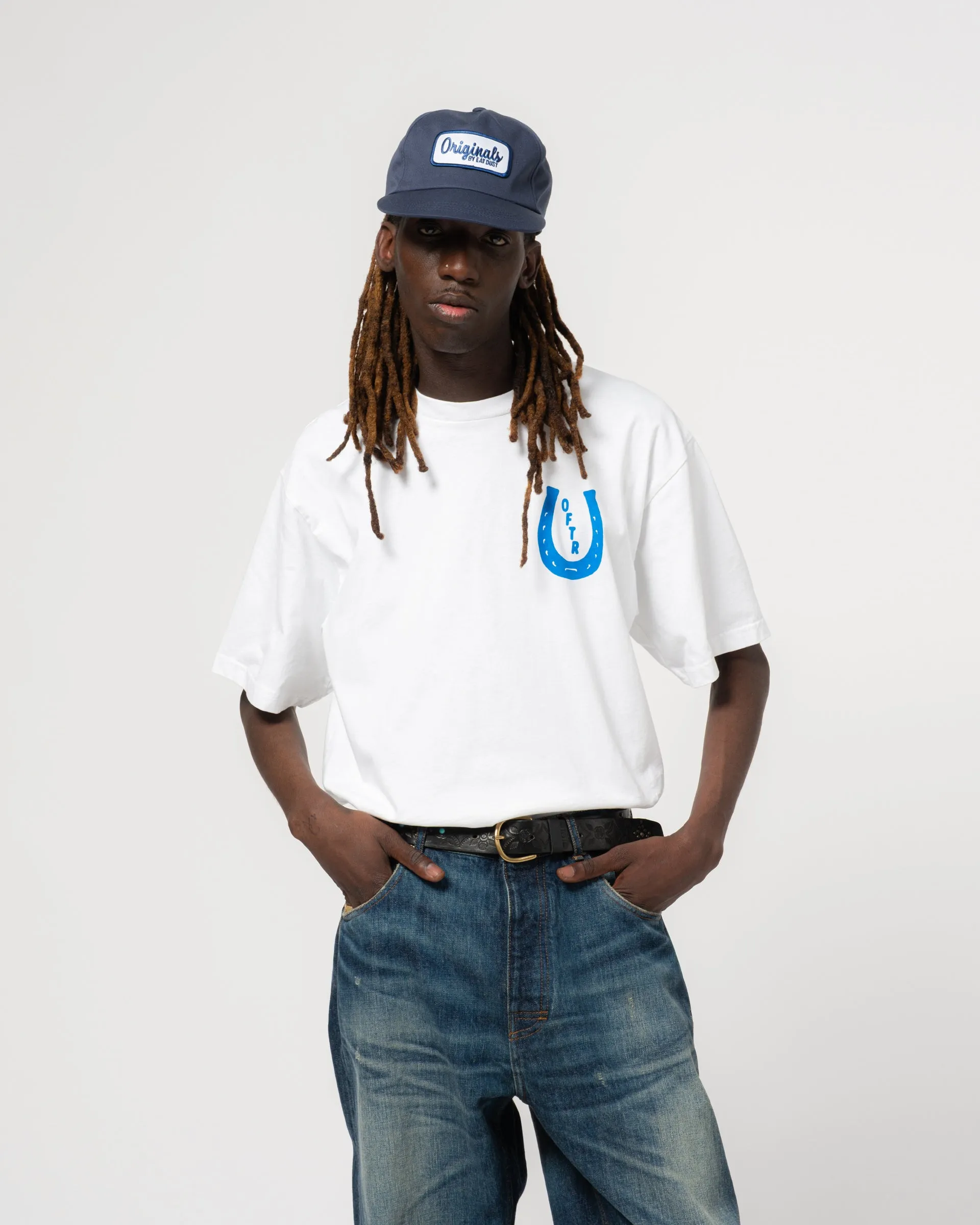 Lucky Tee Open End White sold by Eat Dust