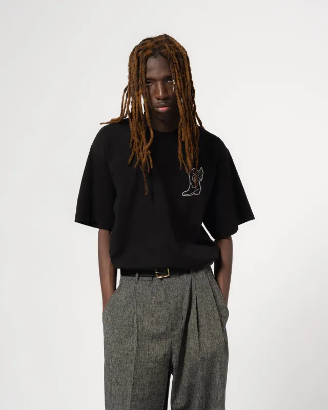 Eat Dust Running Tee Open End Black sold by Eat Dust