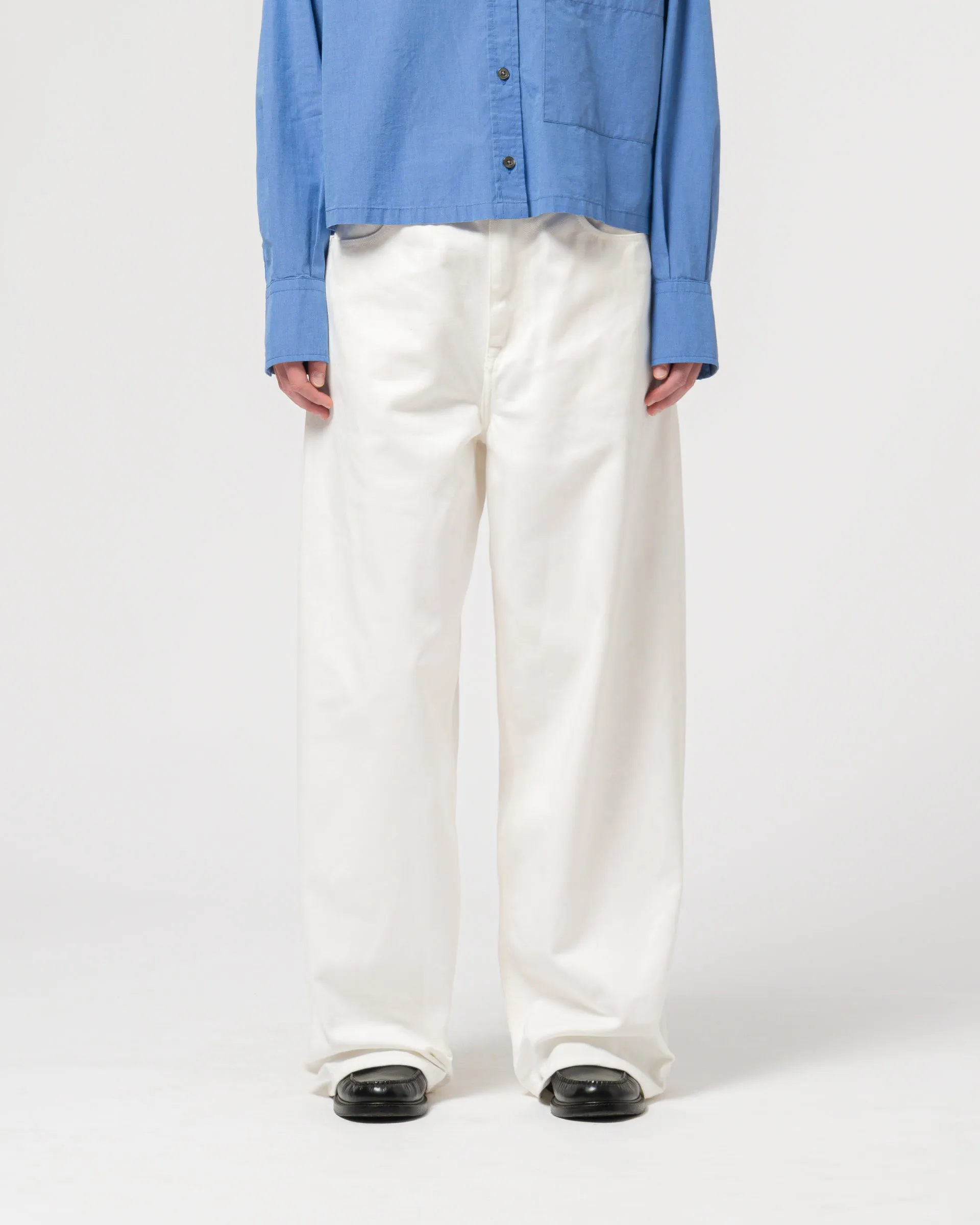 G.o.D Janet Denim White Denim White sold by Eat Dust