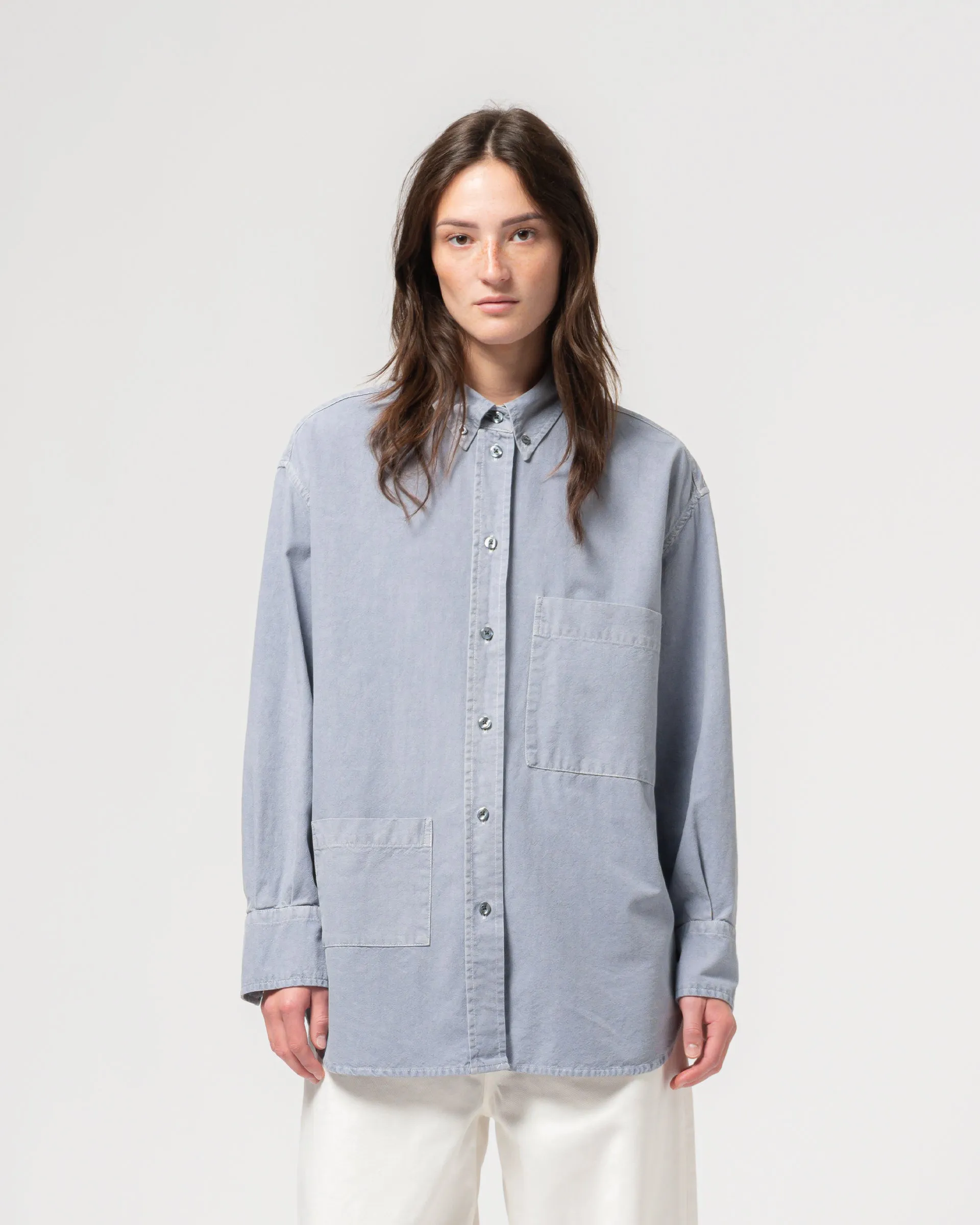 G.o.D Icon Shirt Cristobal Cotton Pearl Blue sold by Eat Dust