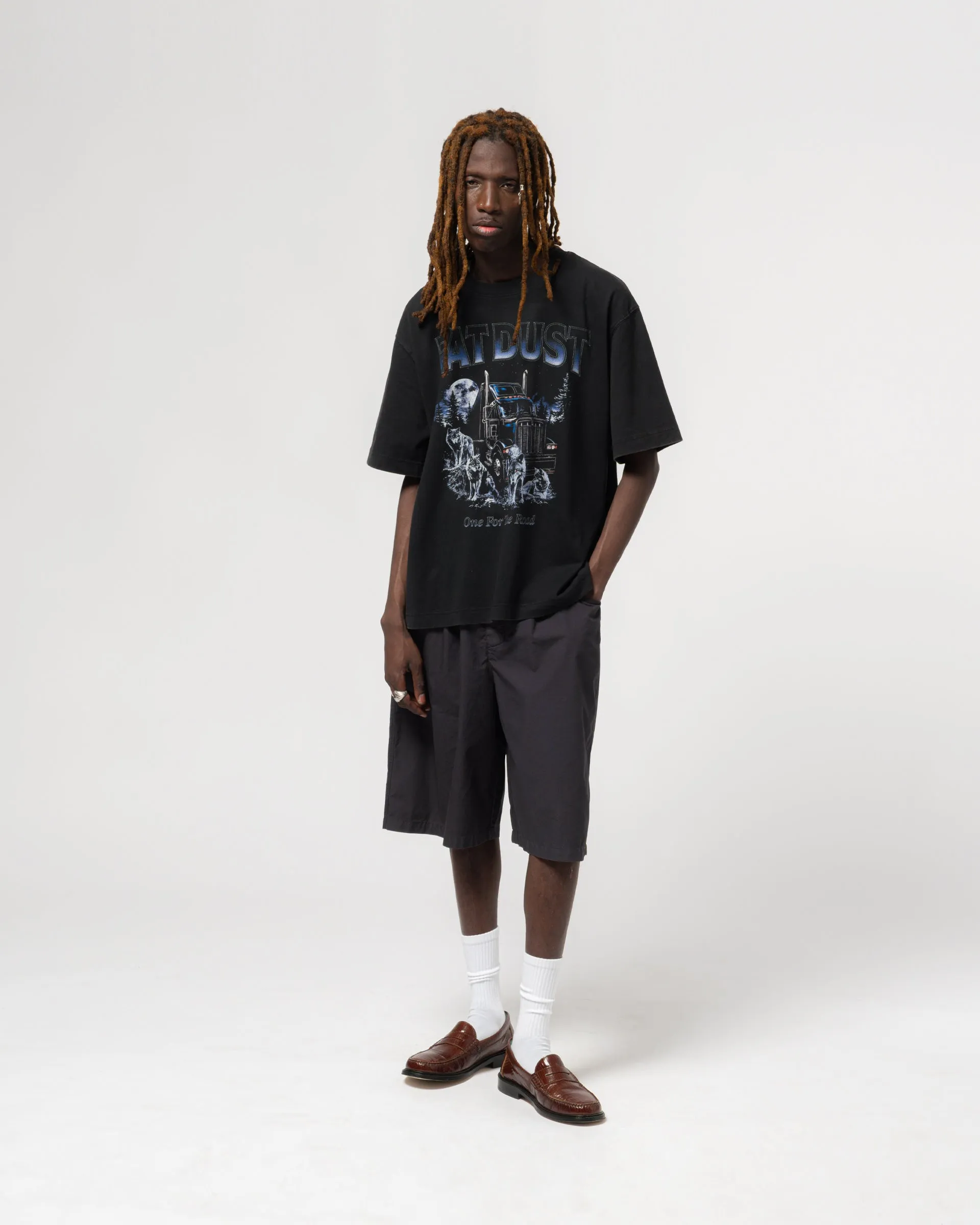 Wolves Tee Open End Black sold by Eat Dust product image thumbnail 2