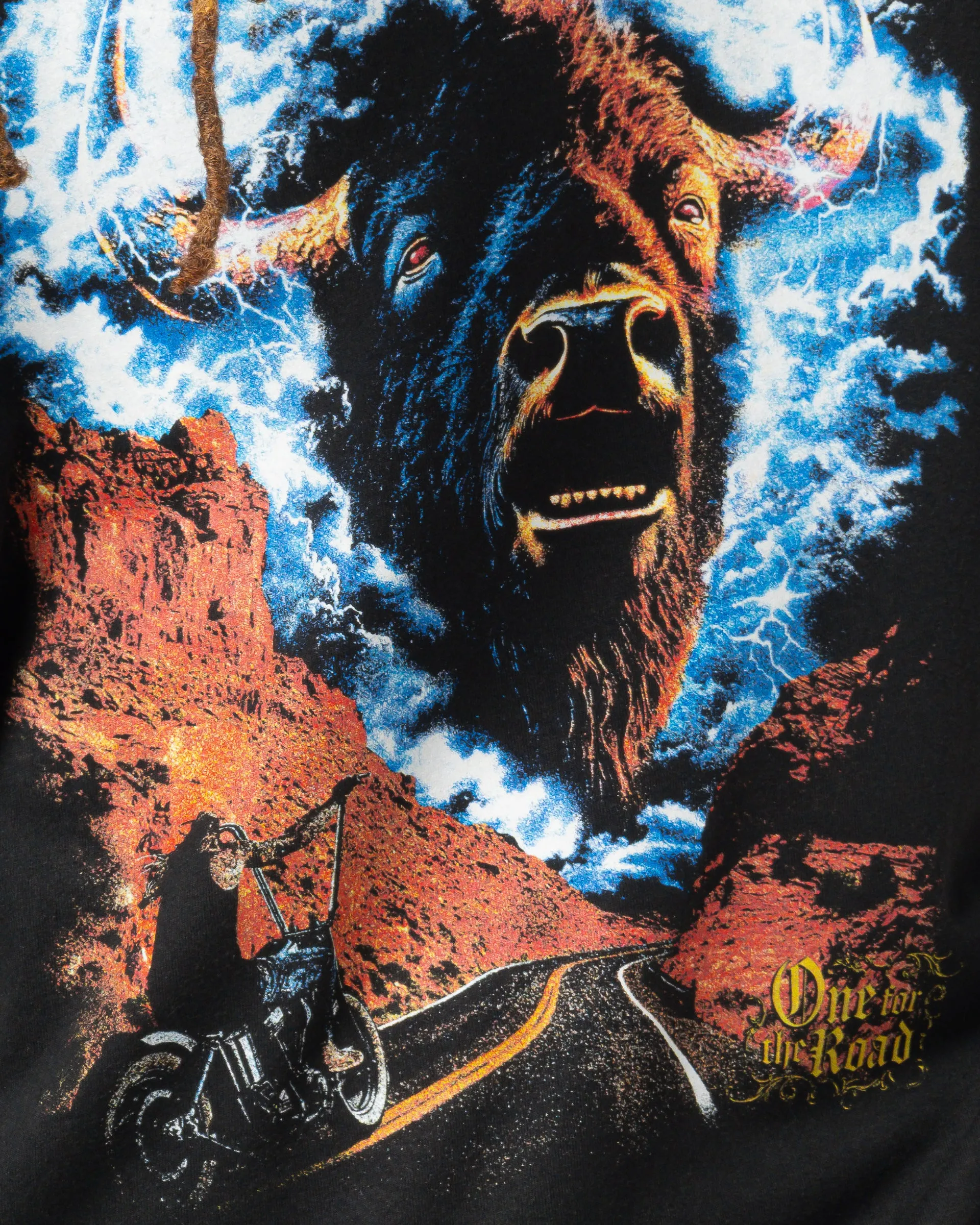 Buffalo Tee Open End Black sold by Eat Dust product image thumbnail 3