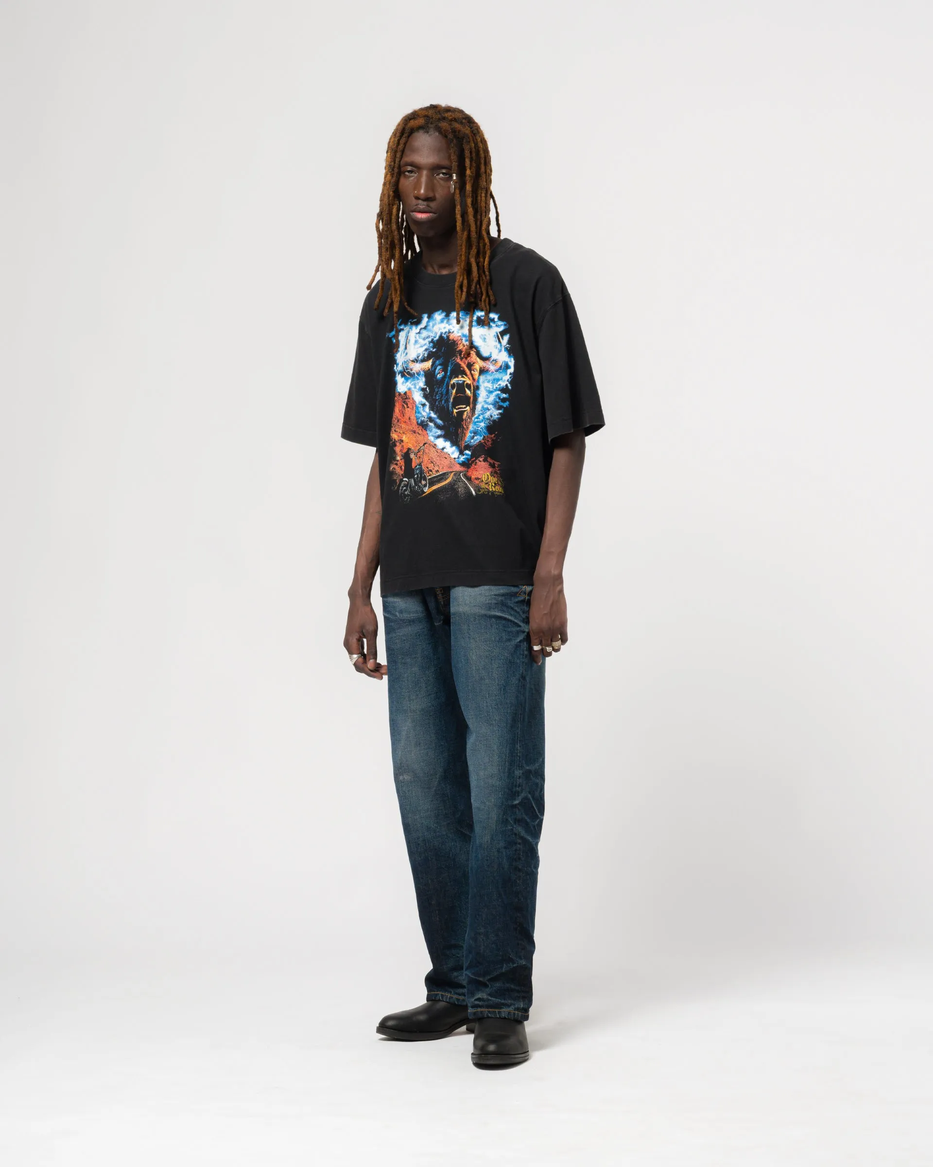 Buffalo Tee Open End Black sold by Eat Dust product image thumbnail 2