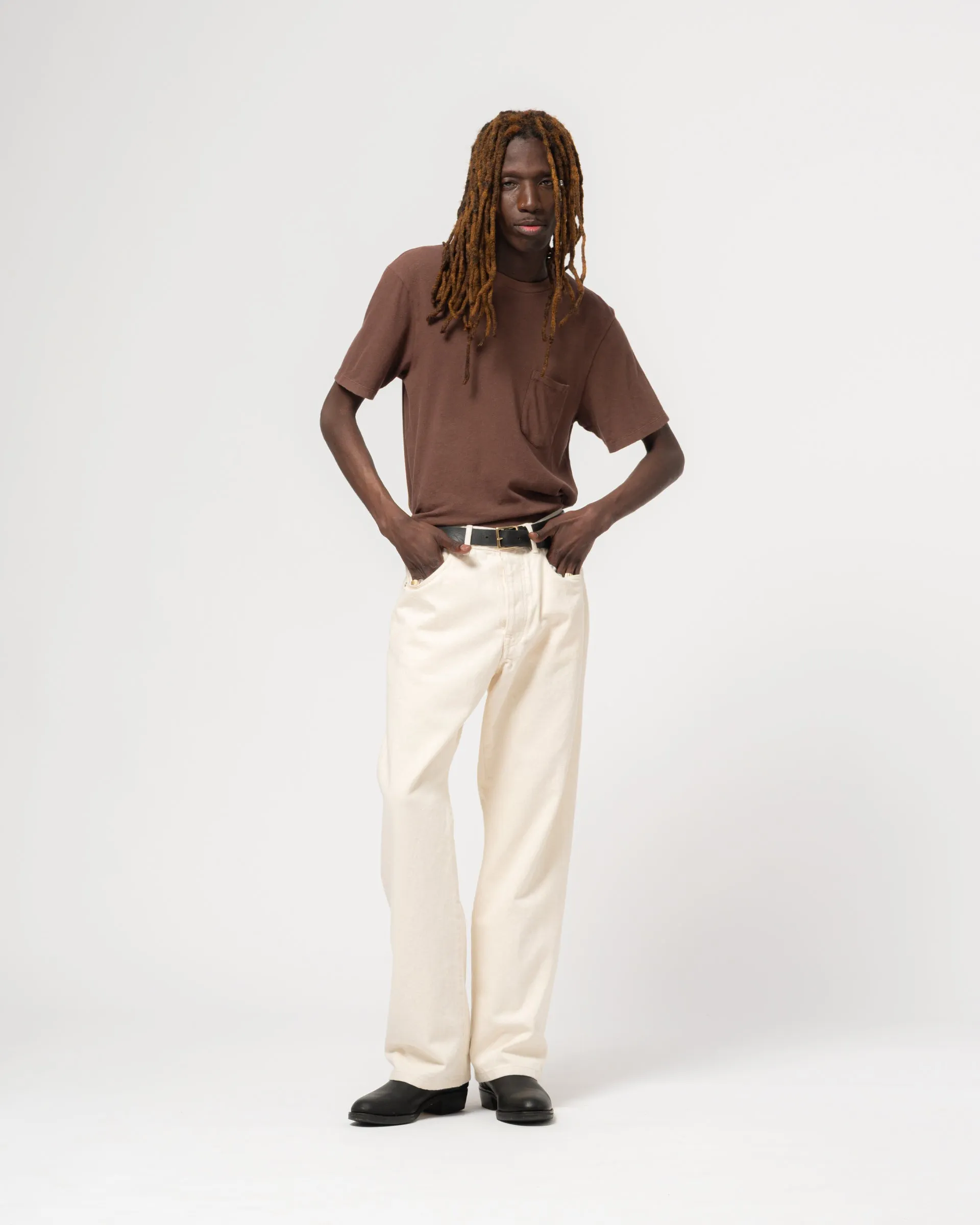 Pocket T Cotton Hemp Aztek Brown sold by Eat Dust product image thumbnail 2