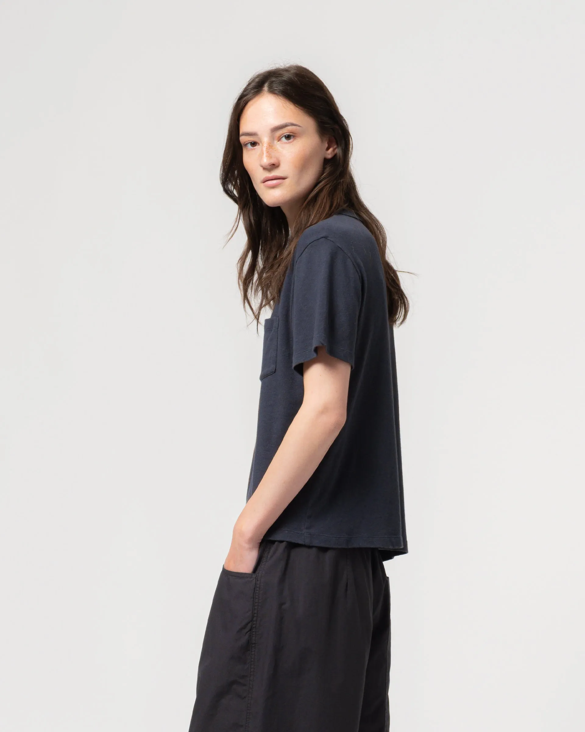 G.o.D Pocket T Cotton Hemp India Blue sold by Eat Dust product image thumbnail 3