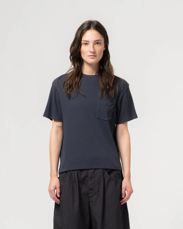 G.o.D Pocket T Cotton Hemp India Blue sold by Eat Dust