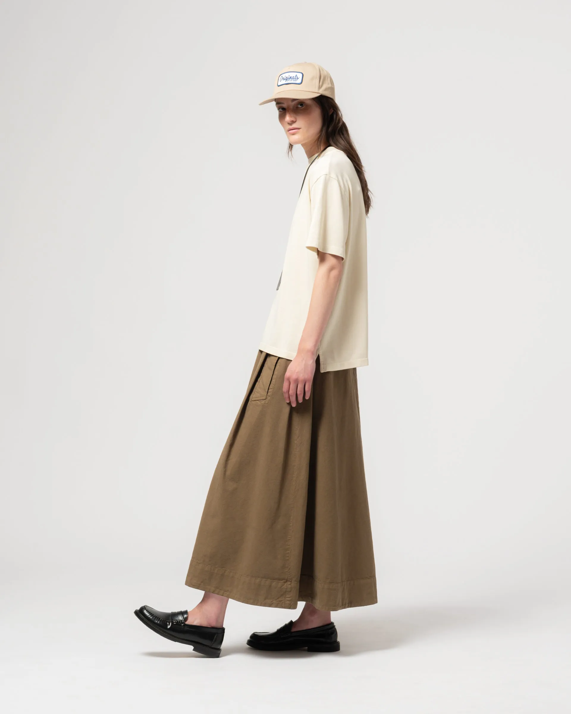 G.o.D Meadow Skirt Cotton Linen Canteen Green sold by Eat Dust product image thumbnail 4