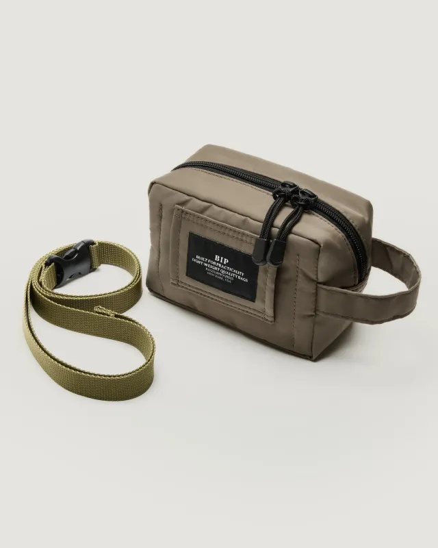 Belt Pouch Mini Dark Beige Puffer made by BAGSINPROGRESS